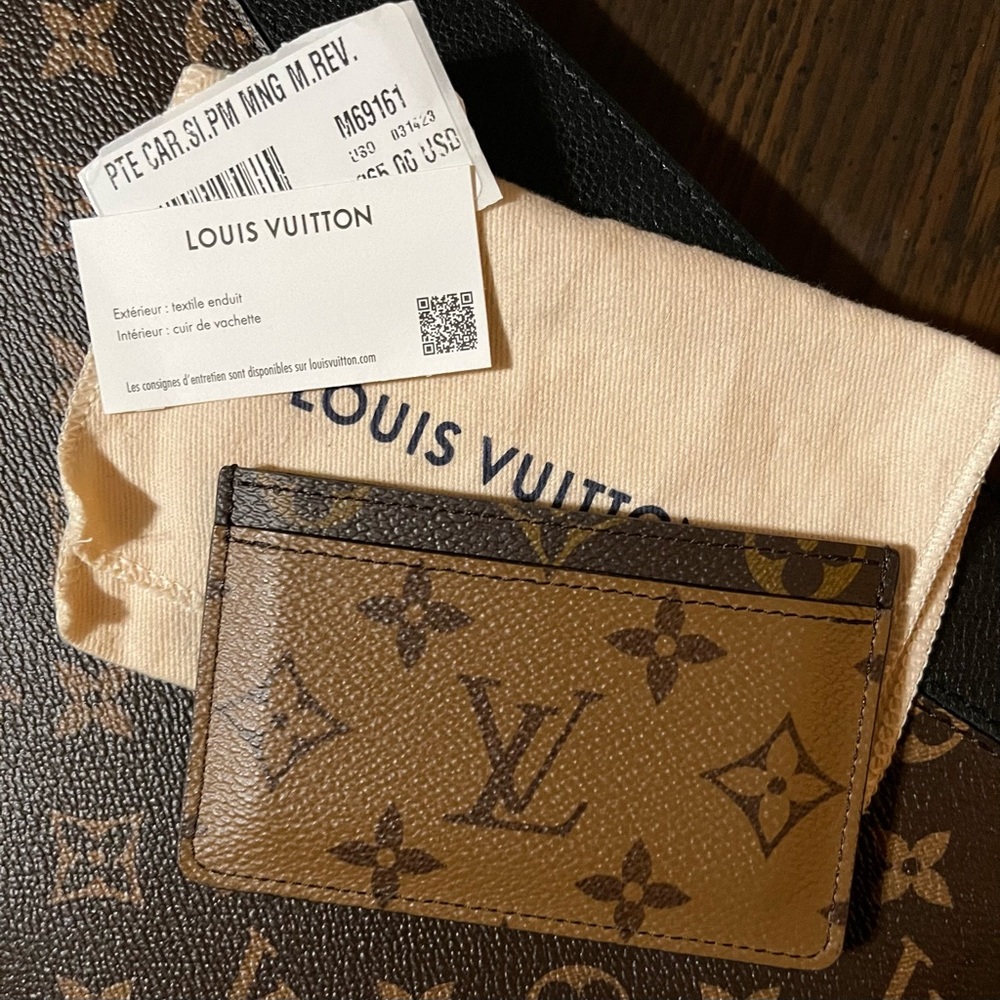 Louis Vuitton Card Holder Reverse Monogram